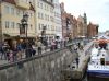 Spacer wzdłuż przystani nad Motławą.